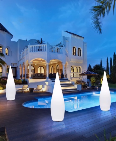 Светильник Капля 24х80 питание от 220, RGB Светильник Капля 24х80 питание от 220, RGB