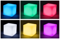 Светильник Куб 30 с питанием от АКБ, RGB Светильник Куб 30 с питанием от АКБ, RGB