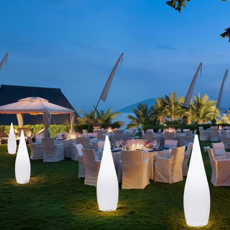 Светильник Капля 36х120 питание от 220, RGB